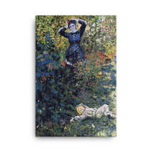 Camille and Jean Monet in the Garden at Argenteuil, 1873.jpg Canvas Print - $75.00+