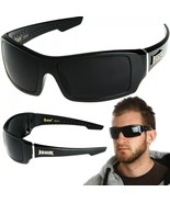 LOCS Rectangular Gangster Black Shades Mens Designer Sunglasses Cholo Da... - $16.44