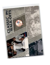 2012 Topps Classic Walk-Offs Derek Jeter New York Yankees #CW-15 insert Card - £1.57 GBP