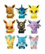 Pokemon Figure Clip Series 2 Collection Eevee Flareon Leafeon Glaceon Sy... - £13.28 GBP+