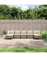  Garden Lounge Set Anthracite, Beige - $22,184.06 MXN