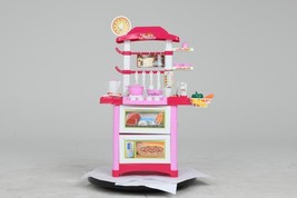Kids Kitchen Playset With Play Sink, Cooking Stove Play Oven &amp; Microwave Toys - £32.52 GBP