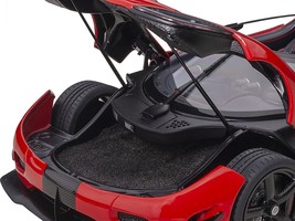 Koenigsegg Agera RS Chili Red with Black Accents 1/18  Model Car by Autoart - $421.08