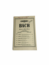 Bach Motets for Mixed Voices Motet 6 Lobet Den Herrn Psalm 117 SATB Score - £8.91 GBP