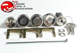 67 Impala Locks Ignition Door Glovebox Trunk Original OEM GM Logo Keys Kit Set - £48.96 GBP