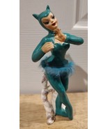 Rare!  Vintage Green She Devil Ballerina Ceramic Figurine Japan - £244.29 GBP