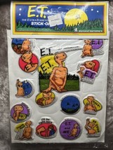 1982 E.T. Fuzzies Stickers Stick-Ons Sealed Brand New In Original Plastic - $22.43