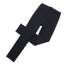 NWT Theory Navalane in Night Navy Blue Becker Back Zip Skinny Ankle Crop Pants 2 - £48.26 GBP