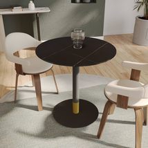 LeisureMod Vail Round Dining Table with 27 in. Sintered Stone Tabletop i... - $3,580.36 MXN+