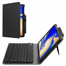Custodia con Bluetooth Cordless Tastiera Supporto Per Samsung Galaxy Tab A 10.5 - £58.09 GBP