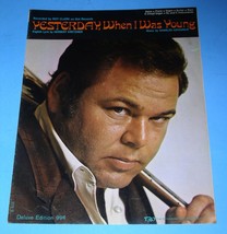 Roy Clark Sheet Music Yesterday When I Was Young Vintage Deluxe Edition TRO - £11.73 GBP