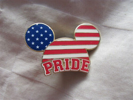 Disney Trading Pins 48904 Mickey Ears Icon - American Patriotic Flag - Pride - $9.49