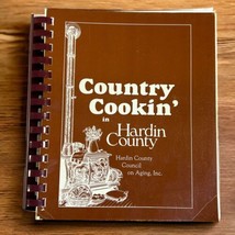 Vintage Country Cookin Hardin County Ohio Cookbook 1995 Spiral Bound Cooking - £11.07 GBP