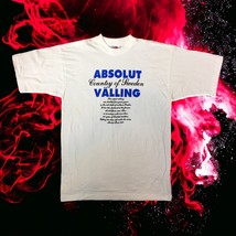 Vintage Absolut Valling Single Stitch T Shirt XL Kungalv Viking Market S... - $29.74