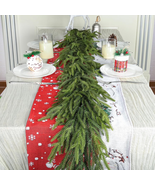 6 Ft Realistic Christmas Garland,Natural Droopy,Soft Bendable Garland Ch... - $21.36