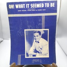 Vintage Sheet Music, Oh What It Seemed to Be by Bennie Benjamin and George Weiss - £10.07 GBP