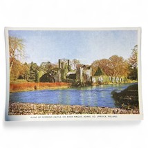 Vintage Irish Postcard Featuring Ruins Of Desmond Castle On River Maigue... - $6.84 CAD