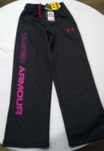 NWT Under Armour Storm Fleece Lined Pants youth XS Black - £31.44 GBP