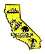 California Small State Magnet by Classic Magnets, 2.1&quot; x 2.5&quot;, Collectib... - £2.29 GBP