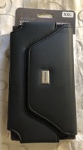Square Brand Carry All Leather Pouch For Cell Phone XXL Black - £23.85 GBP