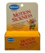 Hyland&#39;s Motion Sickness 50 Tablets Nausea Dizziness Motion Car Sick Sea... - $106.64 CAD