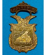 SOUVENIR MEDALLION UNVEILING DEWEY CANNON JUNE 28 THREE OAKS MICH. 1900, HM - $116.78 CAD