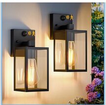 2 Pack Porch Lights Outdoor Motion Sensor Wall Sconce Lights Waterproof US - $29.24