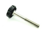 3/8&quot;-16 x 3&quot; Thumb Screws Bolts Black Round Plastic Clamping Knob Stainl... - $12.69+