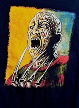 Freddy Krueger T-Shirt XL Mens Horror Gore A Nightmare on Elm Street Yel... - $27.00