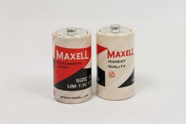 Vintage Maxell Size D UM-1(H) Batteries Polylaminate Jacket No Electric ... - £12.09 GBP