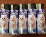 Angel Kitten Y2k Lighters Set of 5 Electronic Refillable Butane - $15.79