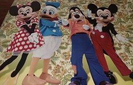 Vintage Disney 1990s Cardboard Cardboard Cutout Mickey Minnie Mouse Goof... - $4,621.16 MXN