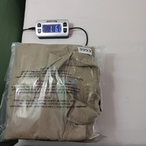 Carhartt FRS006 KHI Men's L Brown Flame Resistant Snap Button Cotton Blend Shirt image 9