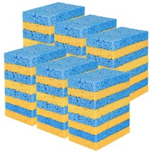 48 Pack Cellulose Sponges Natural Dish Sponges Kitchen Reusable Super Absorbent  - $25.99