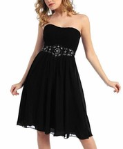 MSRP $130 MayQueen Black Embellished-Accent Strapless Gown - Plus Too Size 20 - £12.19 GBP
