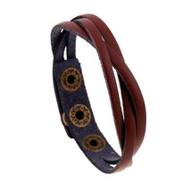 ZORCVENS 2022 Cheap Wholesale Fashion Men Leather Bracelet 100% Brand New Trendy - £8.76 GBP