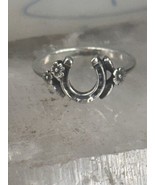 Horseshoe ring by James Avery Good Luck size 8 sterling silver women girls - $173.31 CAD
