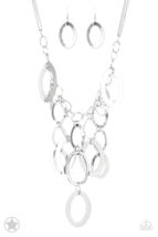 Paparazzi A Silver Spell Silver Necklace - New - $4.50