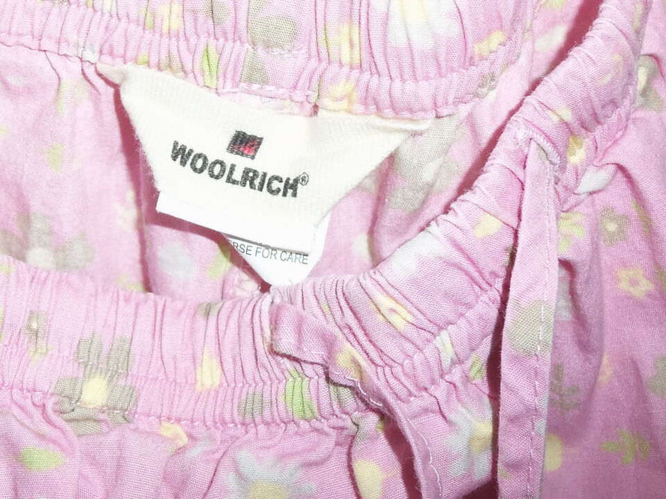 EXCELLENT WOMENS WOOLRICH CAVERN PINK FLORAL PRINT CROPPED PAJAMA PANTS  SIZE M Item image 3