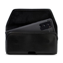 Samsung Galaxy Note 20 5G Belt Holster Pouch Leather w/ Belt Clip Horizontal - £29.57 GBP