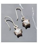 SILPADA VINTAGE 925 STERLING SILVER STAR FILIGREE DANGLE DROP EARRINGS W... - $61.78