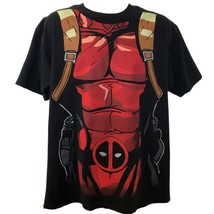 Marvel Comics Deadpool We Love Fine Graphic Black T-shirt Men&#39;s Unisex XL - £11.65 GBP