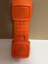 RARE Vtg Fisher Price Fun Food Kitchen Replacement Orange Phone 1987 - $15.79