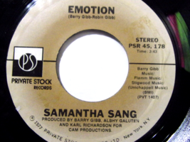 Samantha Sang-Emotion / When Love Is Gone-45rpm-1977-VG+ - £2.37 GBP