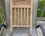 National Washboard Co The Brass King 801 Wood Brass Vintage Wash Board g... - $44.54