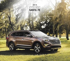2014 Hyundai SANTA FE and SPORT brochure catalog US 14 GLS Limited Sport... - $7.00
