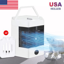 Mini Desk Portable Air Conditioner Cooler W/Adjustable Modes For Office ... - $38.99