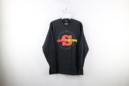 Vtg 90s Womens Large Faded Spell Out Salem Massachusetts Long Sleeve T-Shirt USA - £39.06 GBP
