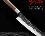 Chef Kitchen Knife Japanese Kiritsuke Hammered Blade Octagonal Handle Sa... - $35.44