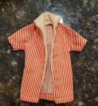Ken Terry Beach Swim Shirt Top Red White Stripe Barbie Mattel 1962 Vintage - $12.95